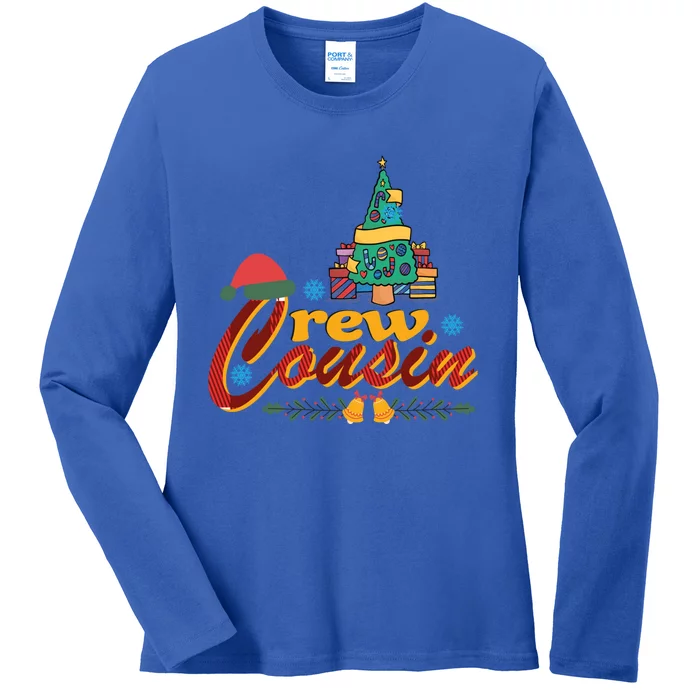 Cousin Crew Christmas Family Group Making Memories Xmas Cool Gift Ladies Long Sleeve Shirt