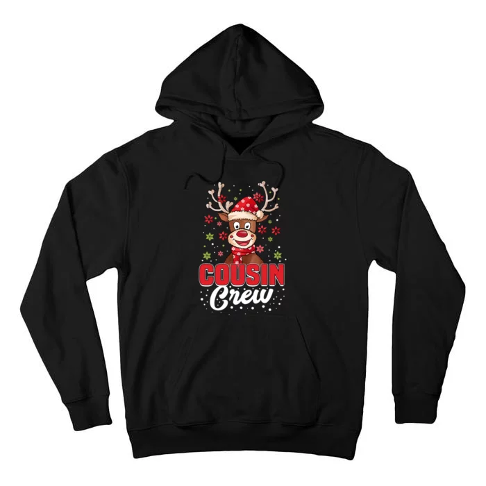 Christmas Cousin Crew Funny Reindeer Matching Pajama Gifts Premium Tall Hoodie