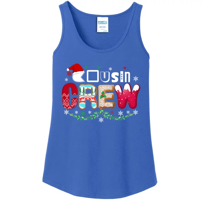 Cousin Crew Christmas Family Reunion Making Xmas Memories Meaningful Gift Ladies Essential Tank