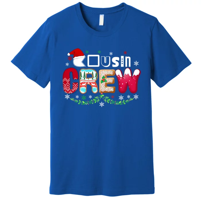 Cousin Crew Christmas Family Reunion Making Xmas Memories Meaningful Gift Premium T-Shirt