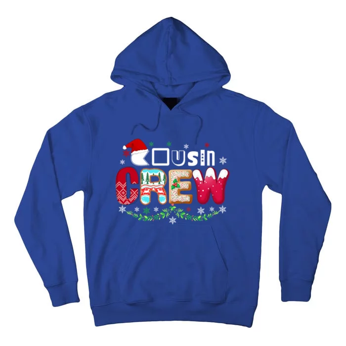 Cousin Crew Christmas Family Reunion Making Xmas Memories Meaningful Gift Tall Hoodie