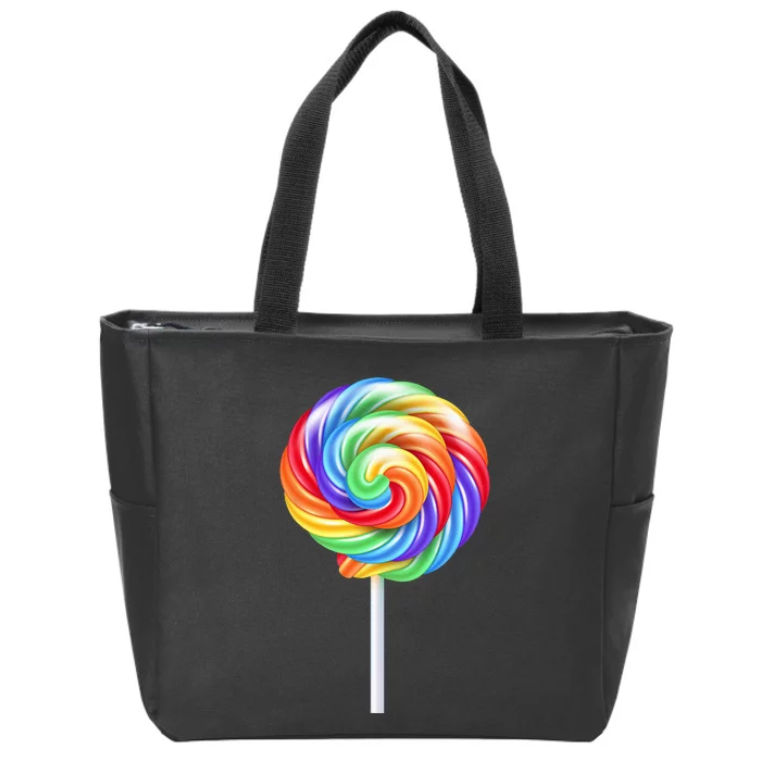 Colorful Candy Costume for Halloween Zip Tote Bag