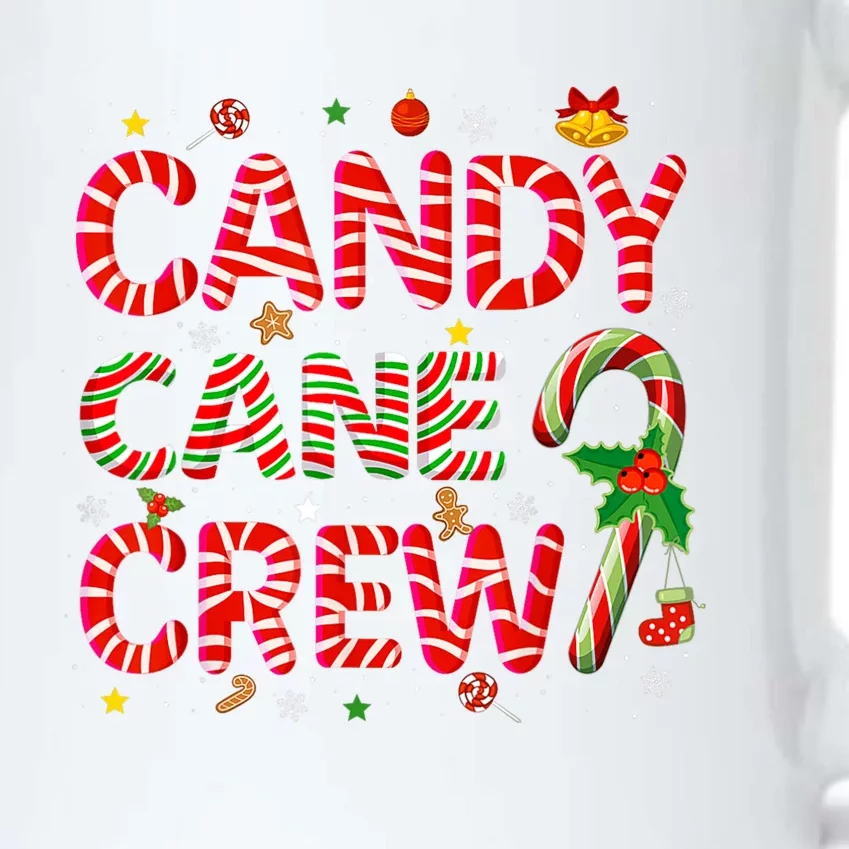 Candy Cane Crew Funny Christmas Candy Lover Xmas Pajamas Black Color Changing Mug