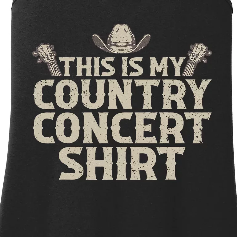 Cool Country Concert For Wo Country Music Lover Ladies Essential Tank