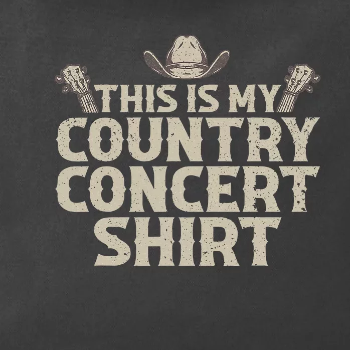 Cool Country Concert For Wo Country Music Lover Zip Tote Bag