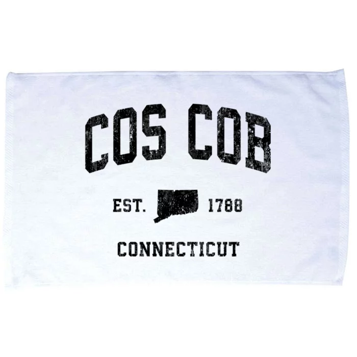 Cos Cob Connecticut Ct Vintage Athletic Sports Microfiber Hand Towel