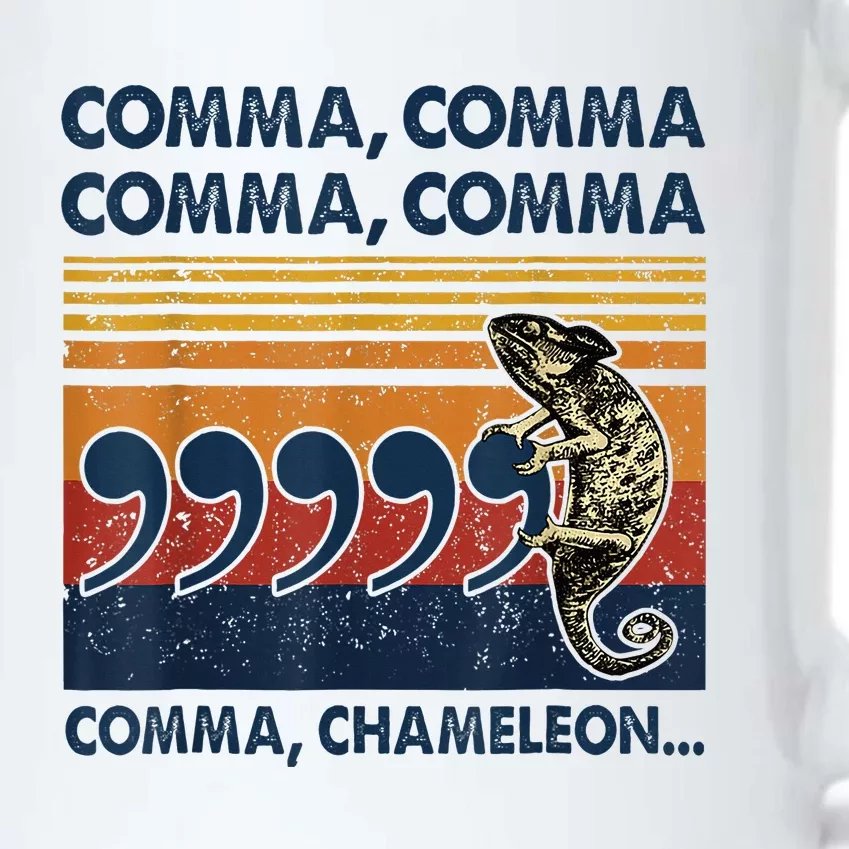 Comma Comma Chameleon Funny Grammar English Teacher Black Color Changing Mug