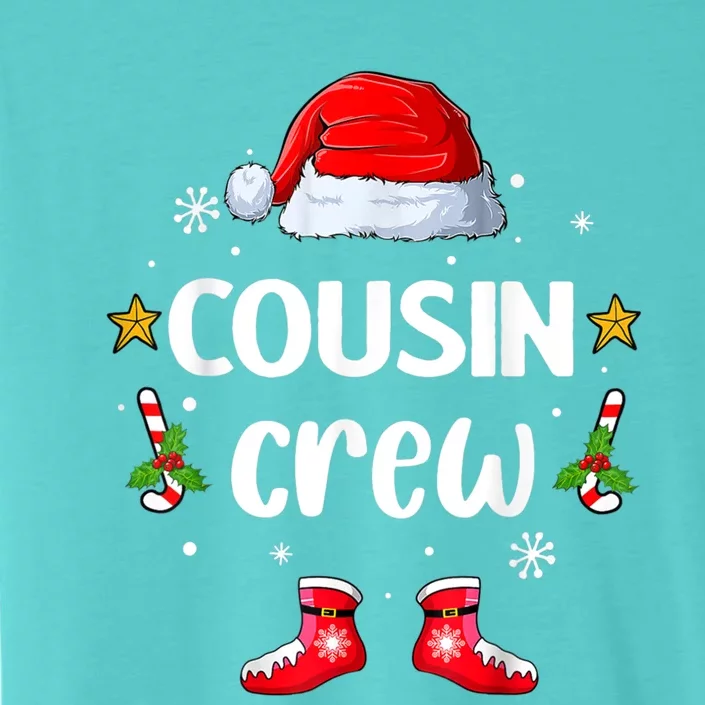 Cousin Crew Christmas Family Squad Naughty Matching Santa Gift ChromaSoft Performance T-Shirt