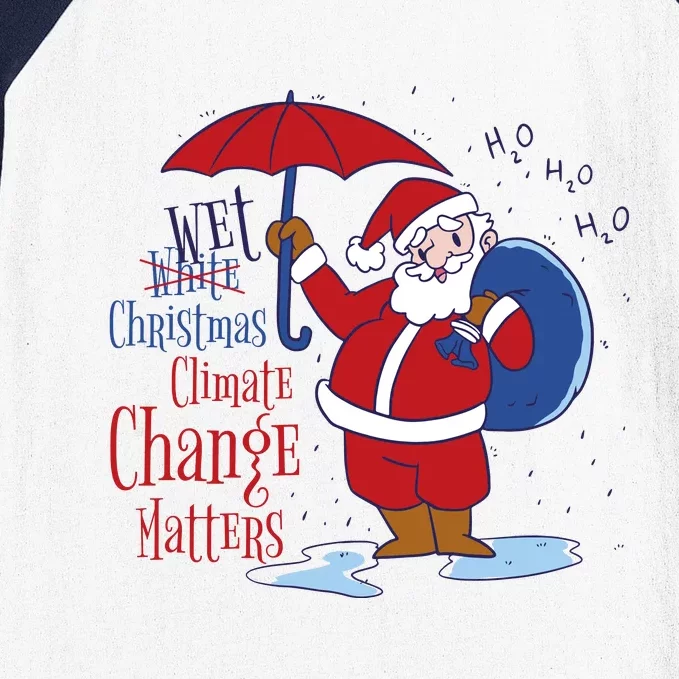 Climate Change Christmas Baseball Sleeve Shirt