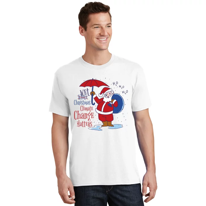 Climate Change Christmas T-Shirt