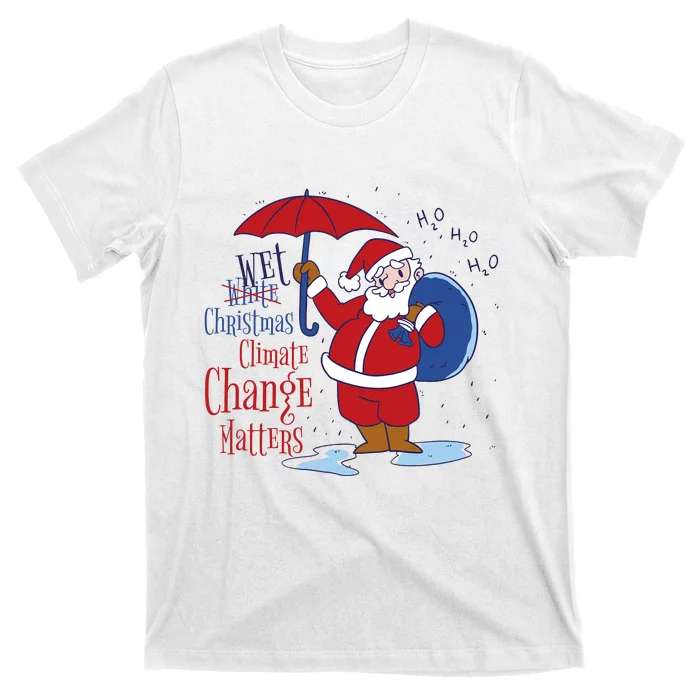 Climate Change Christmas T-Shirt