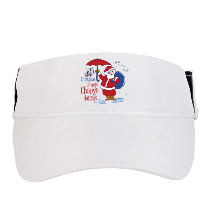 Climate Change Christmas Adult Drive Performance Visor