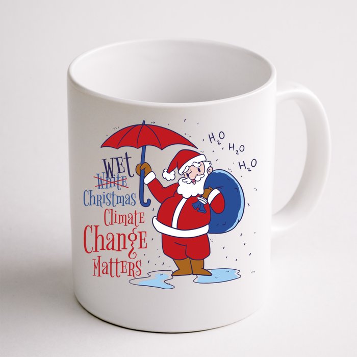 Climate Change Christmas Front & Back Coffee Mug