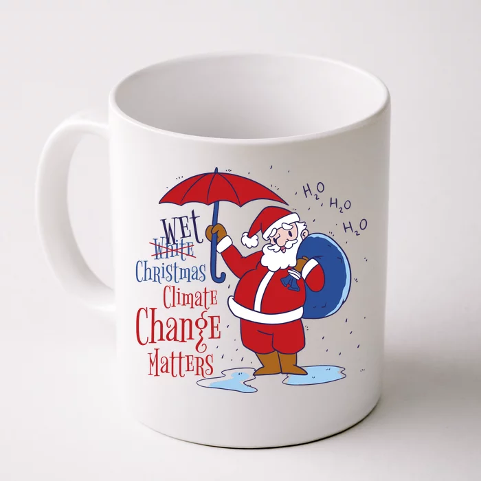 Climate Change Christmas Front & Back Coffee Mug