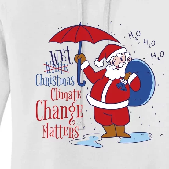 Climate Change Christmas Women's Pullover Hoodie