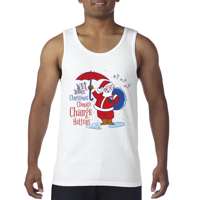 Climate Change Christmas Tank Top