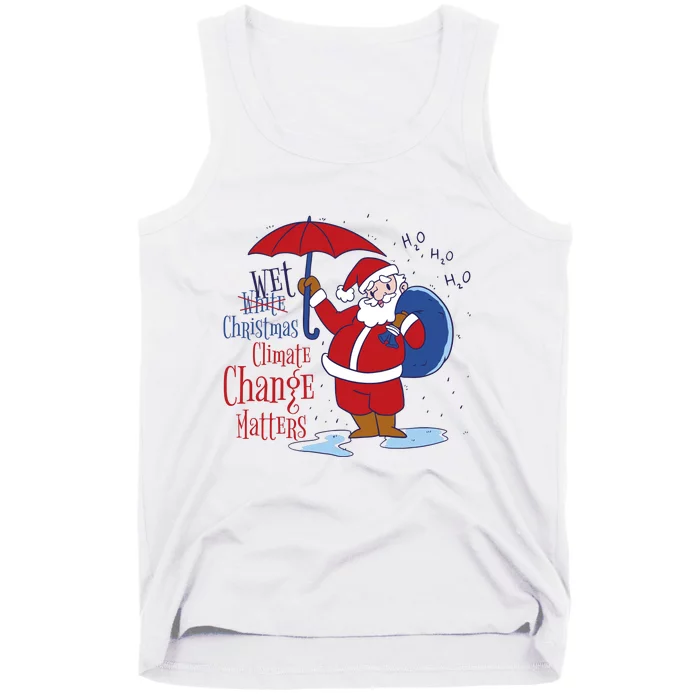 Climate Change Christmas Tank Top