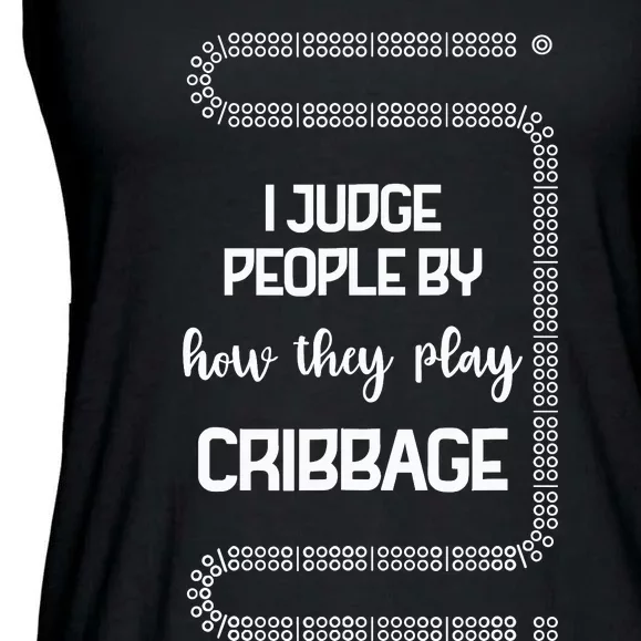 Cribbage Champion Cribbage Board Game Funny Cribbage Ladies Essential Flowy Tank