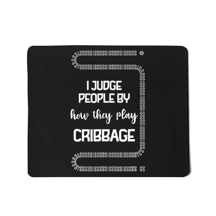 Cribbage Champion Cribbage Board Game Funny Cribbage Mousepad