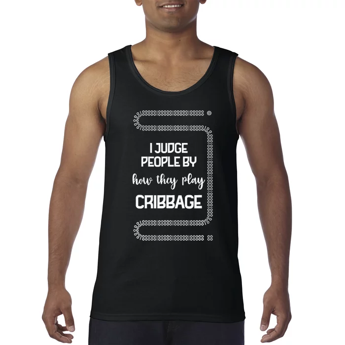 Cribbage Champion Cribbage Board Game Funny Cribbage Tank Top