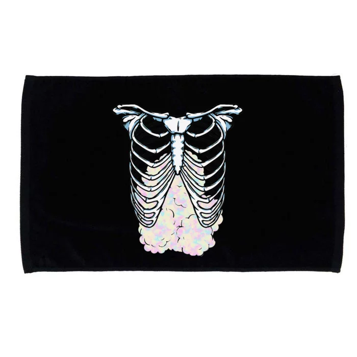 Cotton Cute Candy Rib Cage Easy Lazy Last Minute Party Microfiber Hand Towel