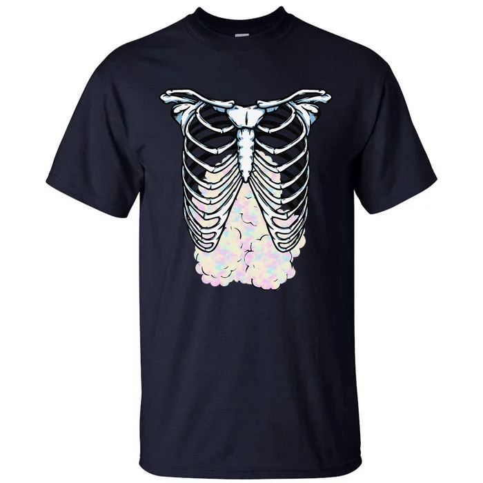 Cotton Cute Candy Rib Cage Easy Lazy Last Minute Party Tall T-Shirt