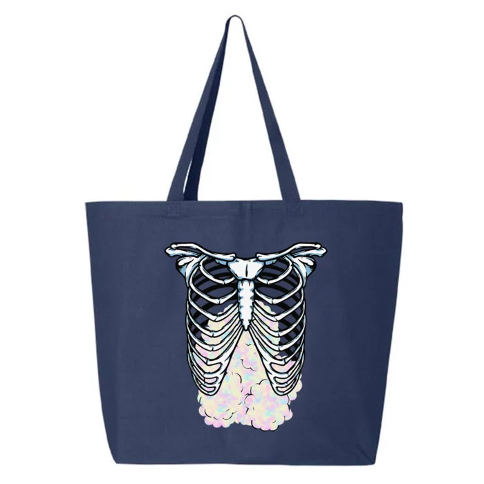 Cotton Cute Candy Rib Cage Easy Lazy Last Minute Party 25L Jumbo Tote