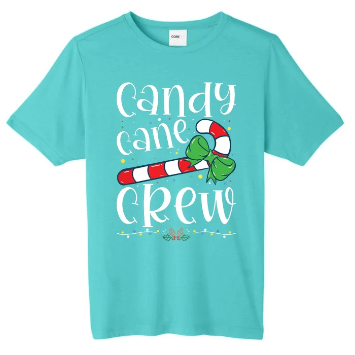 Candy Cane Crew Funny Christmas Candy Lover Xmas ChromaSoft Performance T-Shirt