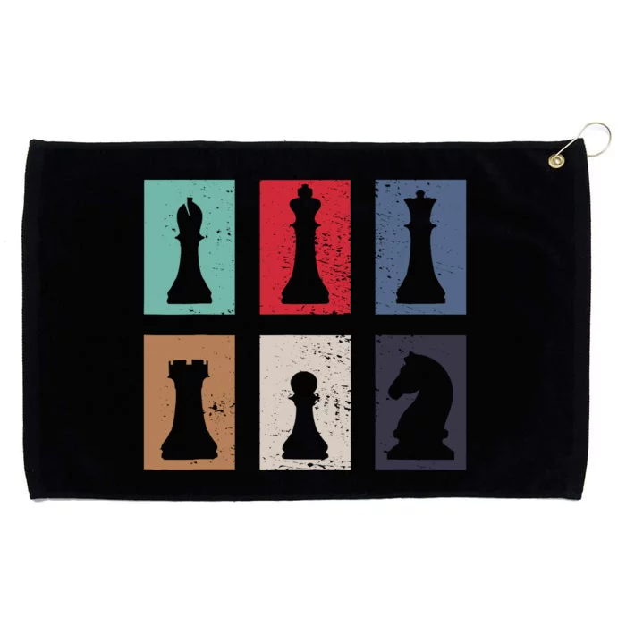 Chess Chess Grommeted Golf Towel