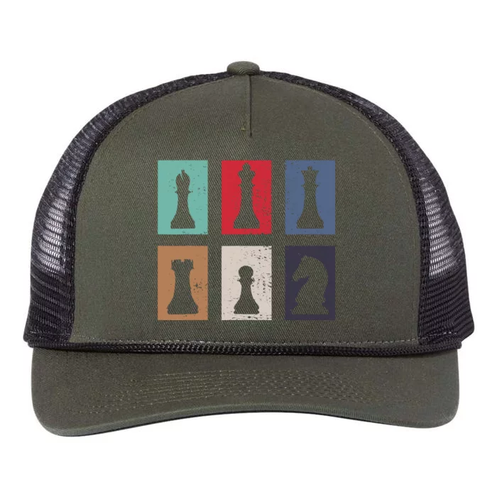 Chess Chess Retro Rope Trucker Hat Cap