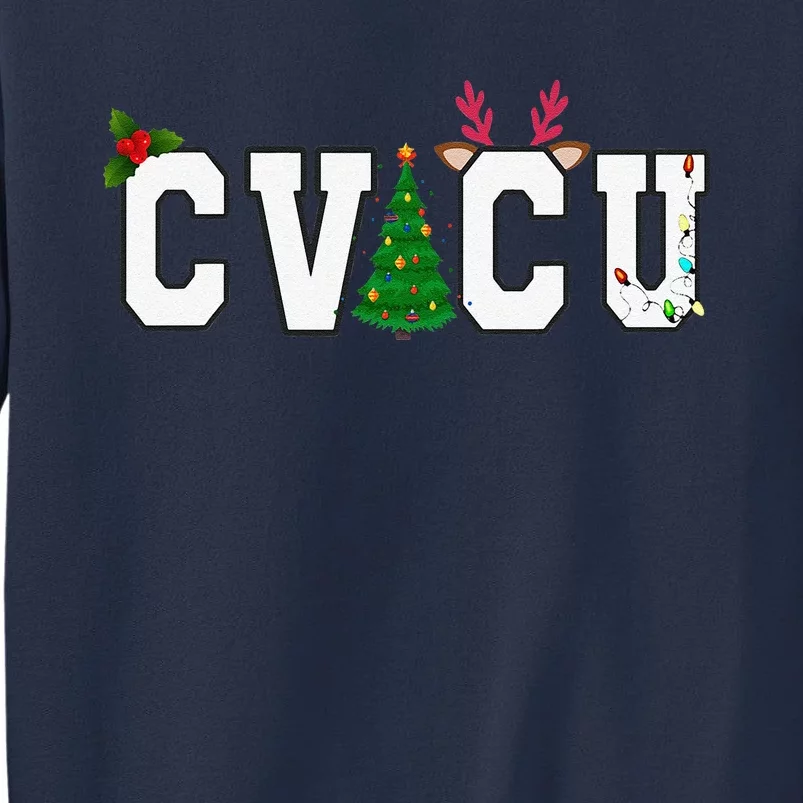 CVICU Christmas Cardiovascular Intensive Care Unit Nurse ICU Sweatshirt