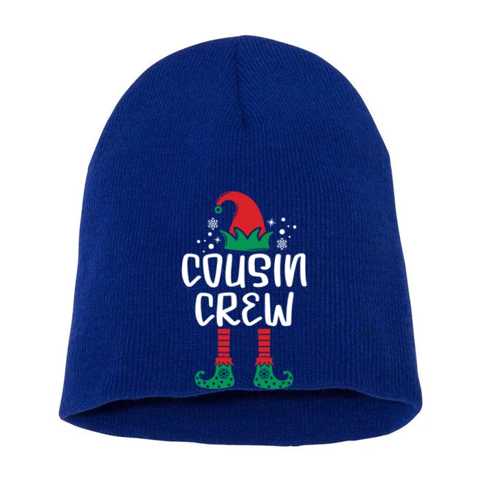 Cousin Crew Christmas Costume Gift Matching Family Xmas Gift Short Acrylic Beanie