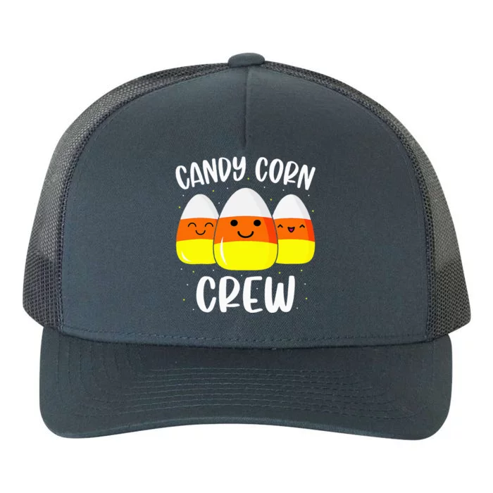 Candy Corn Crew Halloween Costume Friends Yupoong Adult 5-Panel Trucker Hat