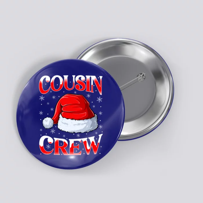 Cousin Crew Christmas Squad Santa Hat Pajamas Family Xmas Great Gift Button