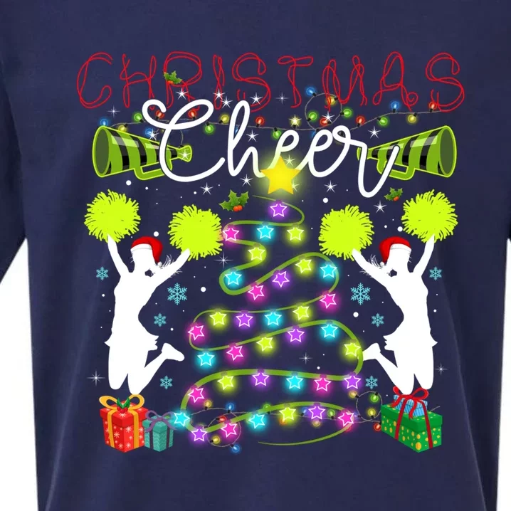 Christmas Cheer Cheerleading Dance Xmas Season Ugly Gift Sueded Cloud Jersey T-Shirt