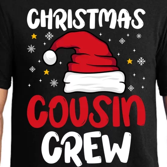 Cousin Crew Christmas Funny Family Matching Santa Elf Xmas Gift Pajama Set