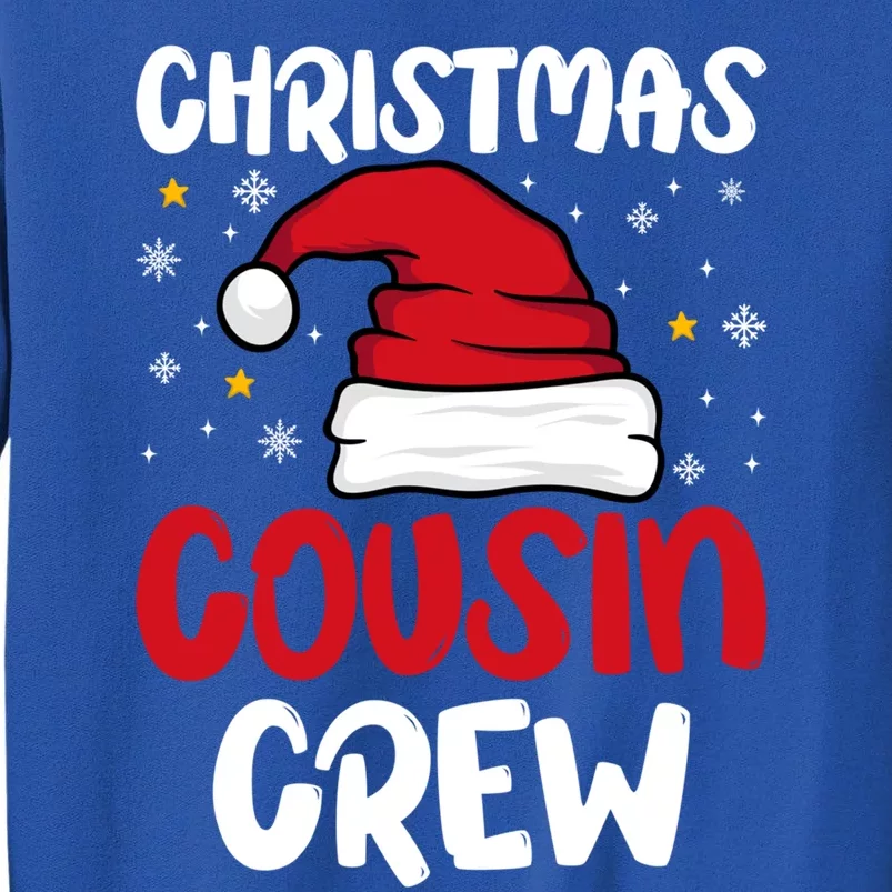 Cousin Crew Christmas Funny Family Matching Santa Elf Xmas Gift Tall Sweatshirt