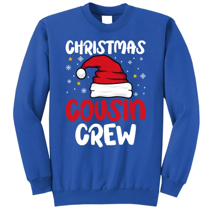 Cousin Crew Christmas Funny Family Matching Santa Elf Xmas Gift Tall Sweatshirt