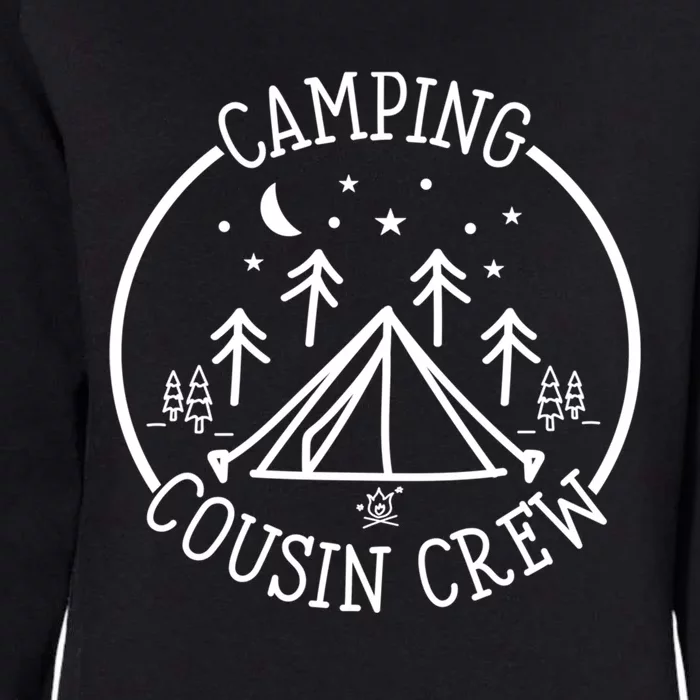 Camping Cousins Crew 2024 Family Reunion Matching Trip Gift Womens California Wash Sweatshirt