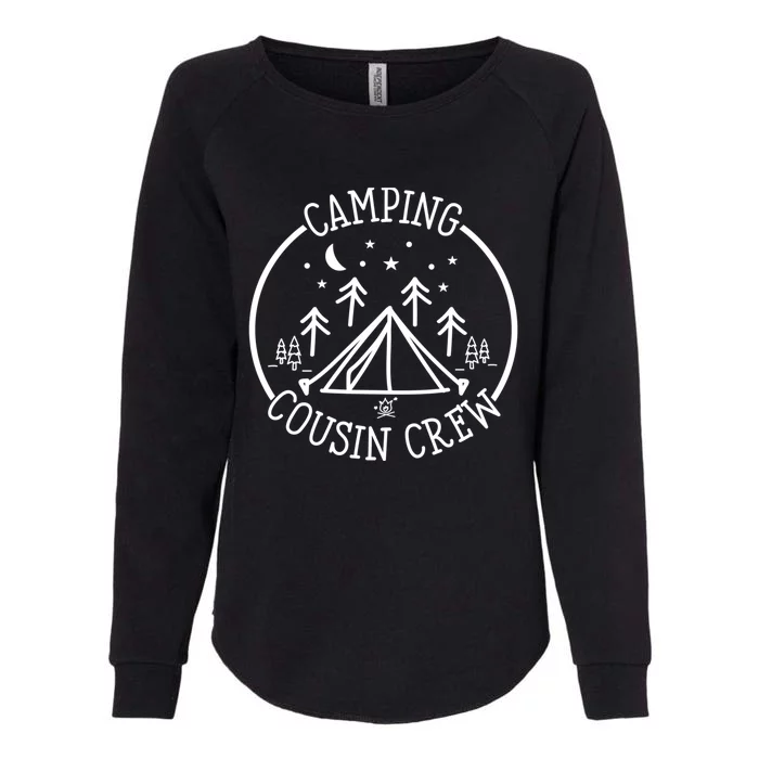 Camping Cousins Crew 2024 Family Reunion Matching Trip Gift Womens California Wash Sweatshirt