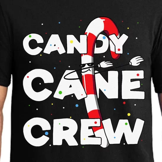 Candy Cane Crew Funny Christmas Candy Lover Dancing Candy Pajama Set