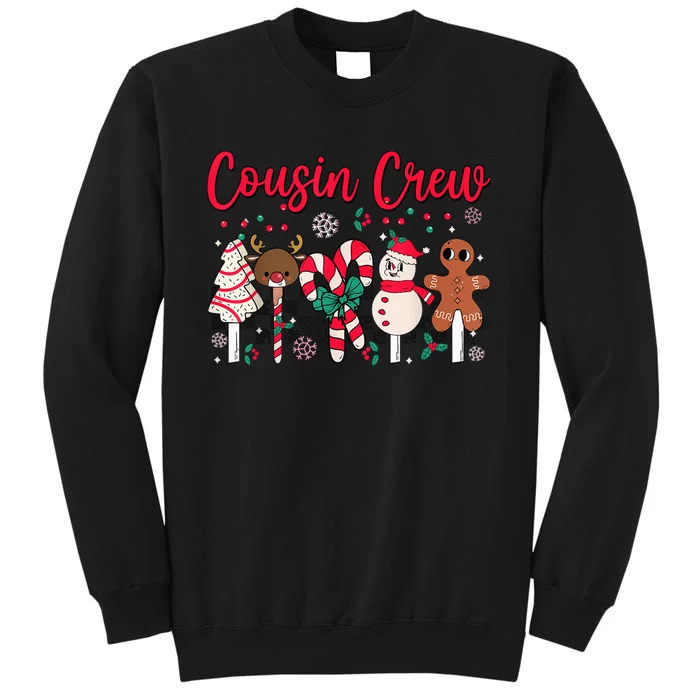 Cousin Crew Christmas Squad Family Matching Cousin Club Kid Sweatshirt