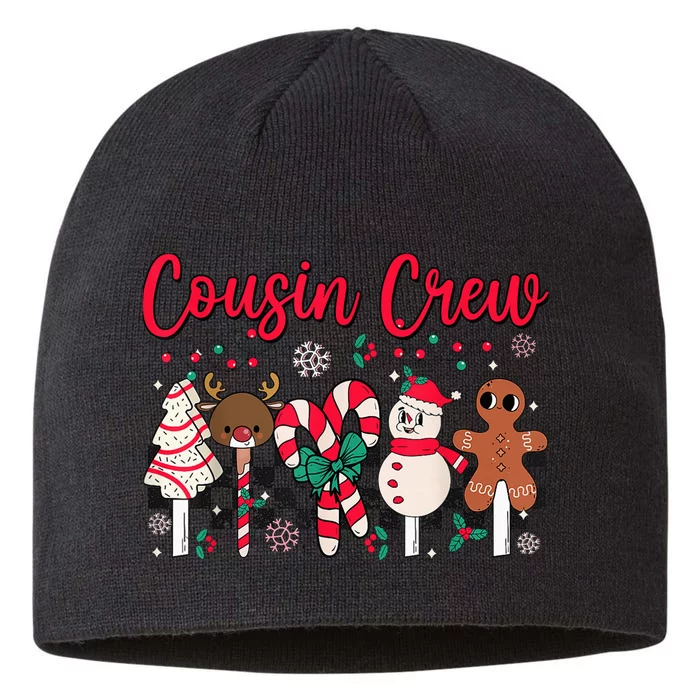 Cousin Crew Christmas Squad Family Matching Cousin Club Kid 8 1/2in Sustainable Knit Beanie