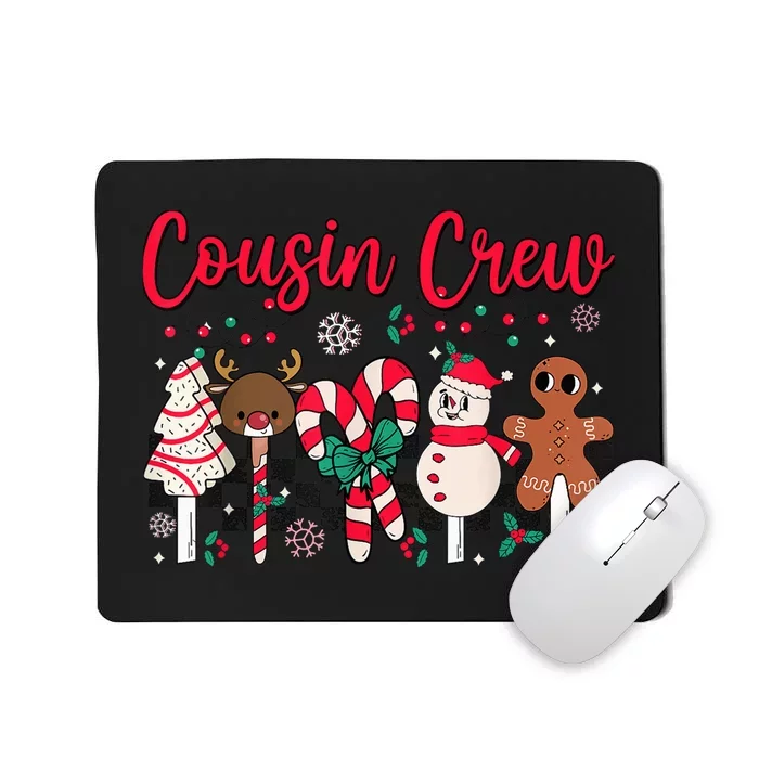 Cousin Crew Christmas Squad Family Matching Cousin Club Kid Mousepad