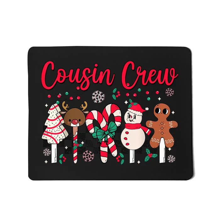 Cousin Crew Christmas Squad Family Matching Cousin Club Kid Mousepad