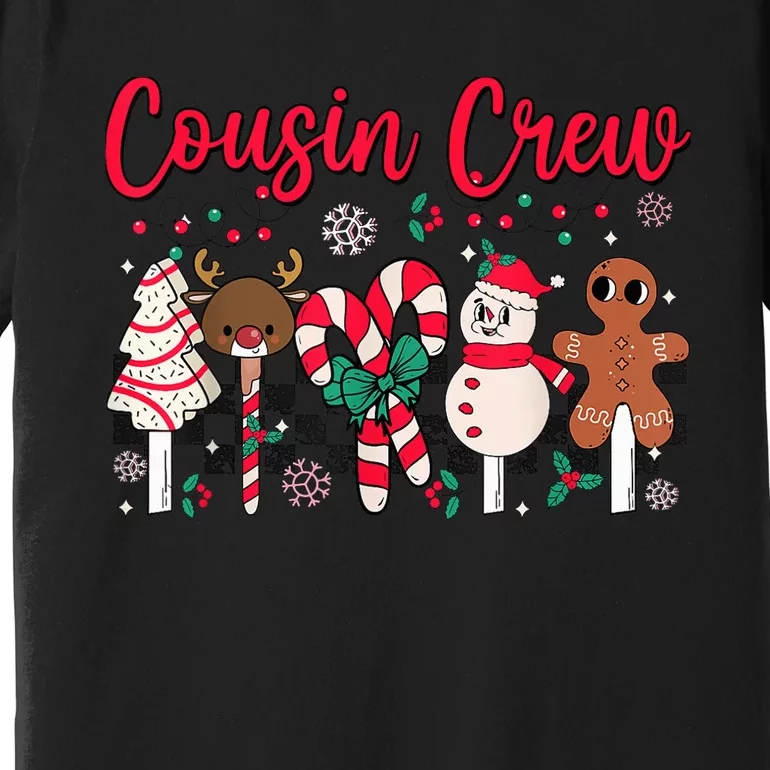 Cousin Crew Christmas Squad Family Matching Cousin Club Kid Premium T-Shirt