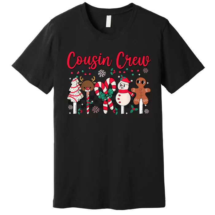 Cousin Crew Christmas Squad Family Matching Cousin Club Kid Premium T-Shirt