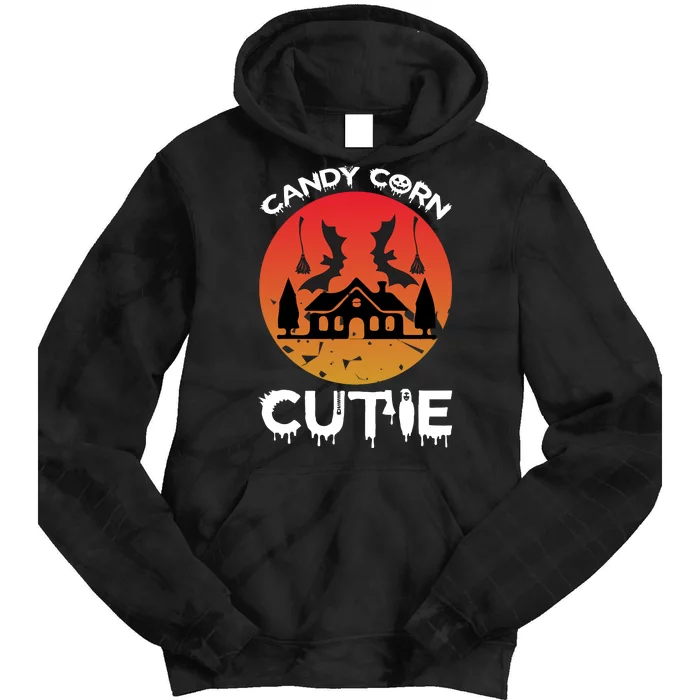 Candy Corn Cutie Tie Dye Hoodie