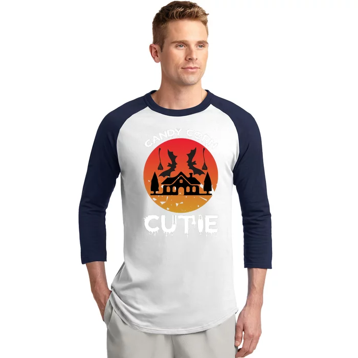 Candy Corn Cutie Baseball Sleeve Shirt