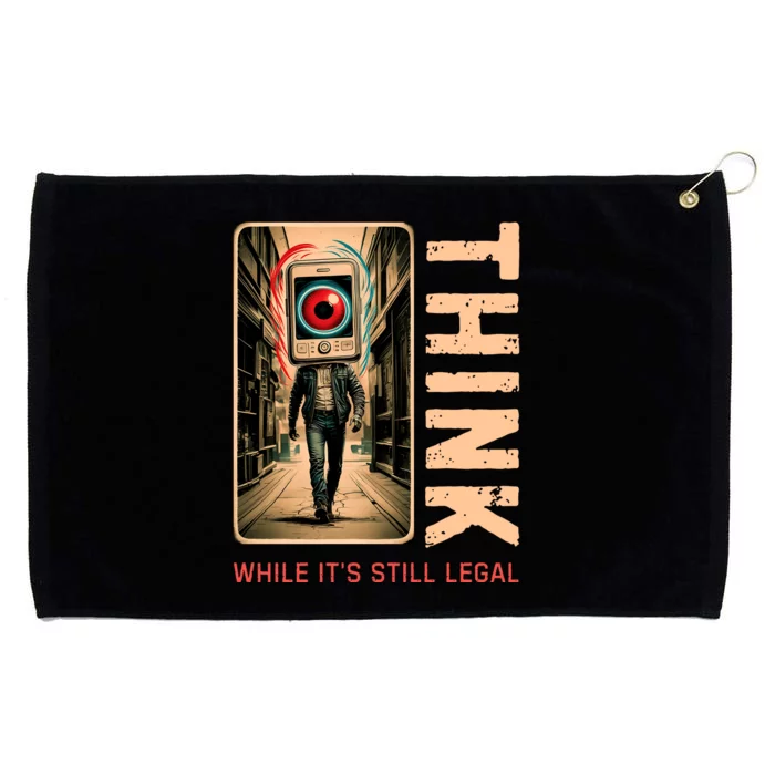 Conservative Cancel Culture Think While Its Still Legal Grommeted Golf Towel